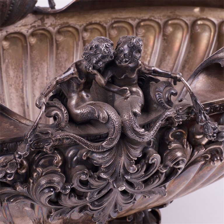 Huge silver parade vase. Le Argenterie di Milano di — image 2
