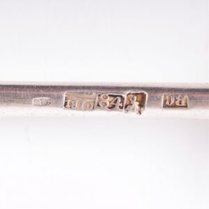 Silver-gilt and niello spoon with Moscow Kremlin view — image 3