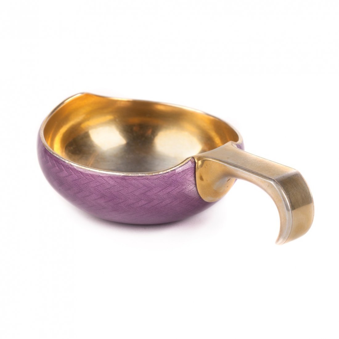 Small silver kovsh. Faberge. A. Nevalainen workshop. — image 2
