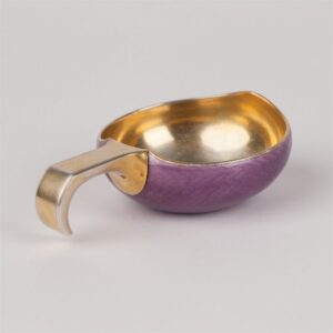 Small silver kovsh. Faberge. A. Nevalainen workshop. — image 3