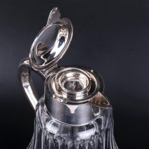 Antique German silver jug with cooling element — image 2