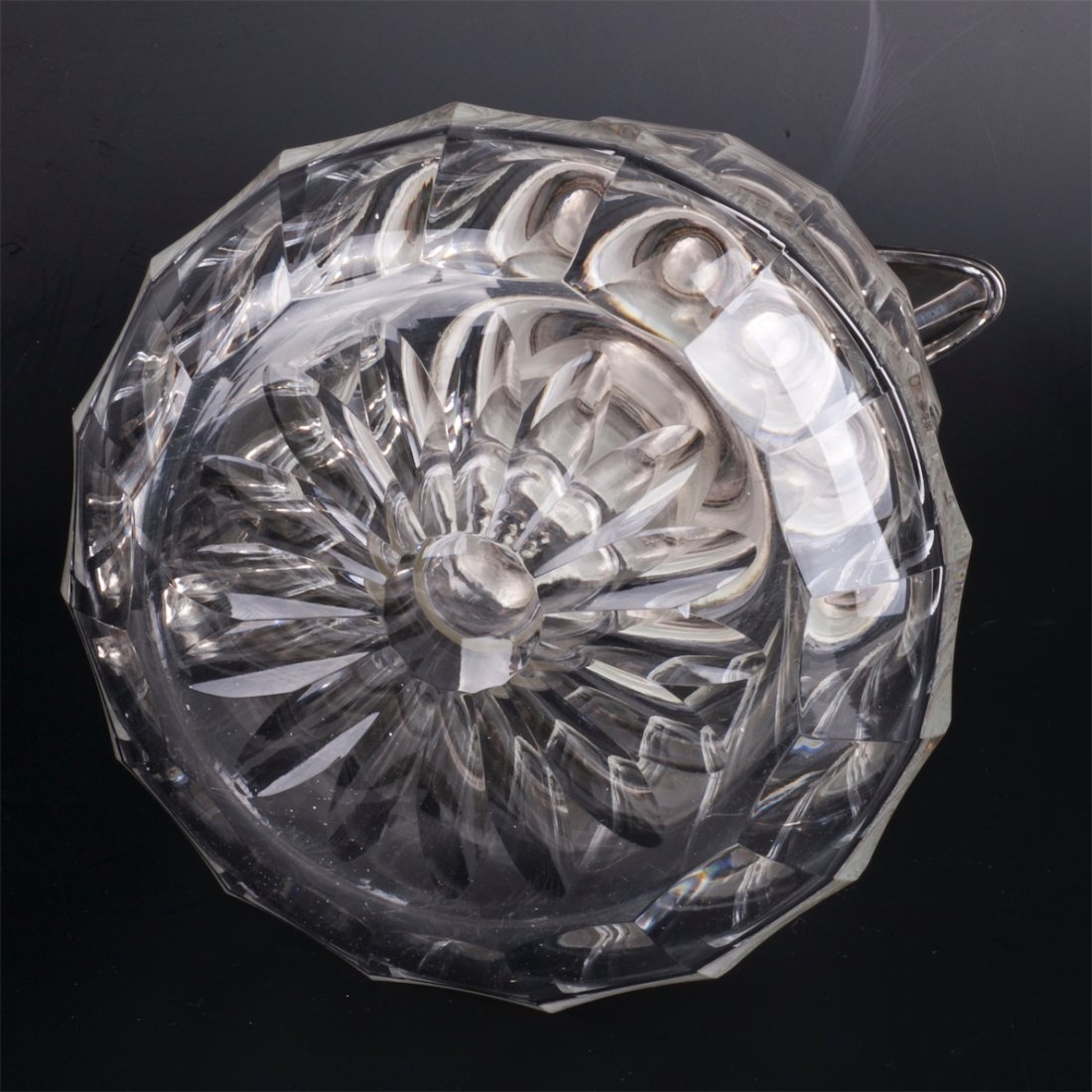 Antique German silver jug with cooling element — image 4