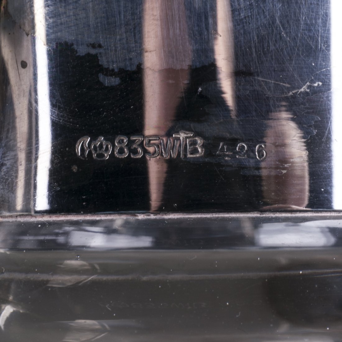 Antique German silver jug with cooling element — image 5