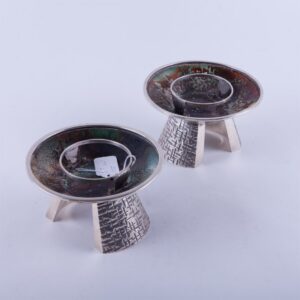 Pair art deco candle sticks. — image 1