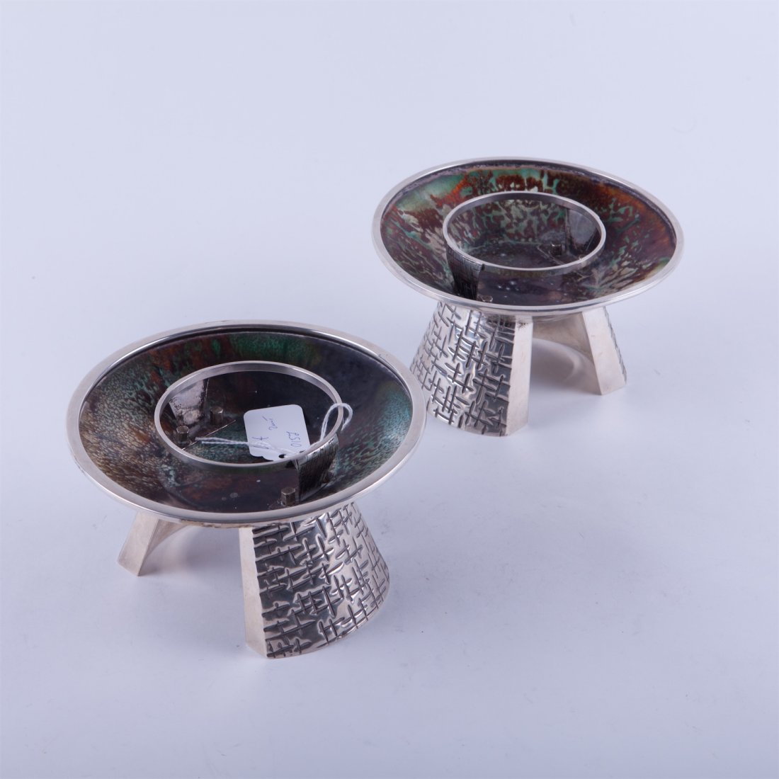 Pair art deco candle sticks. — image 1