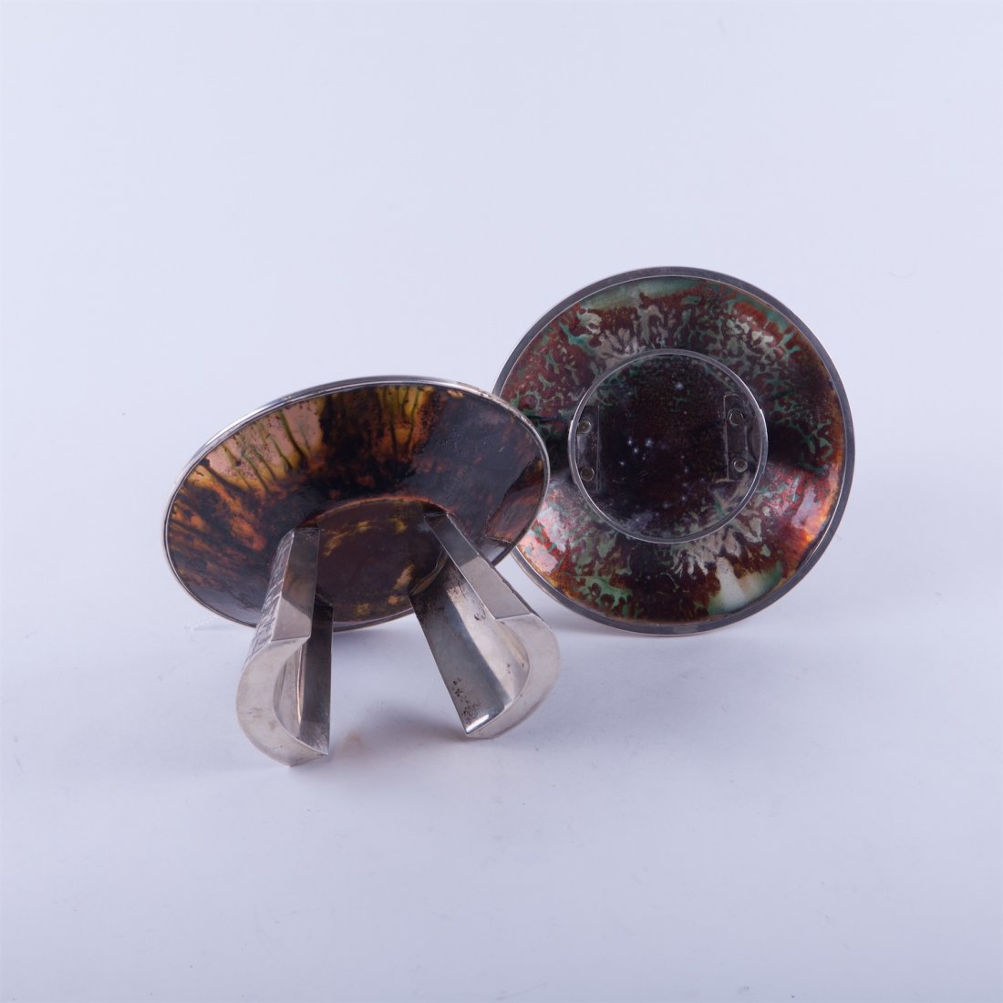 Pair art deco candle sticks. — image 3