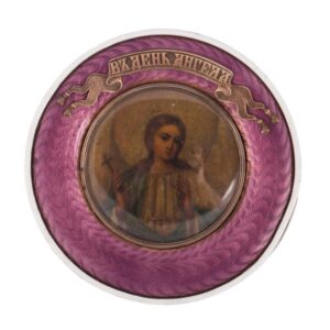 Rare Russian icon of Guardian Angel — image 1