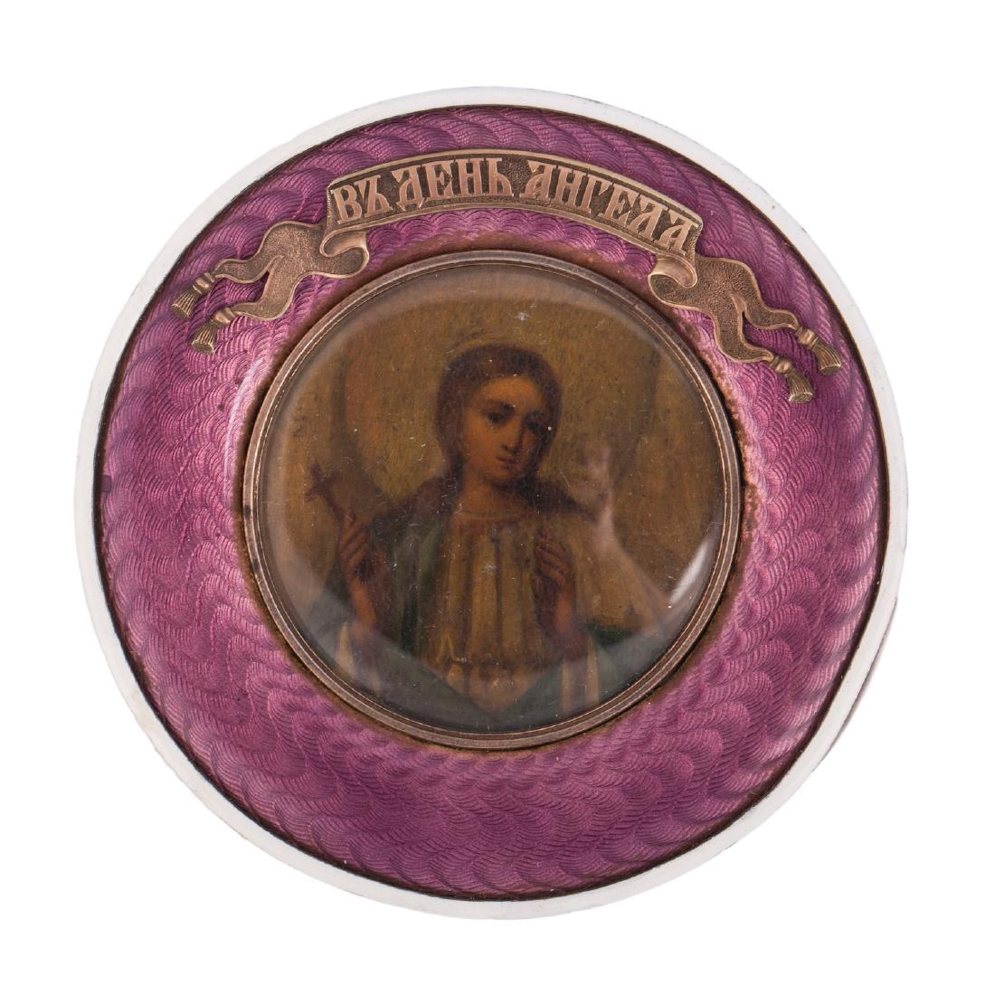 Rare Russian icon of Guardian Angel — image 1