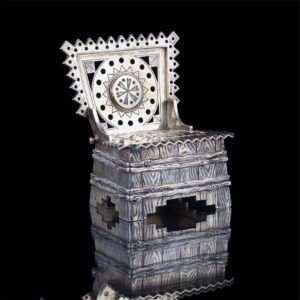 Russian imperial silver salt cellar by I.Sazikov — image 1