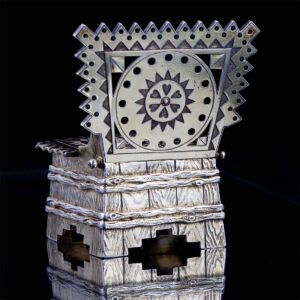 Russian imperial silver salt cellar by I.Sazikov — image 2