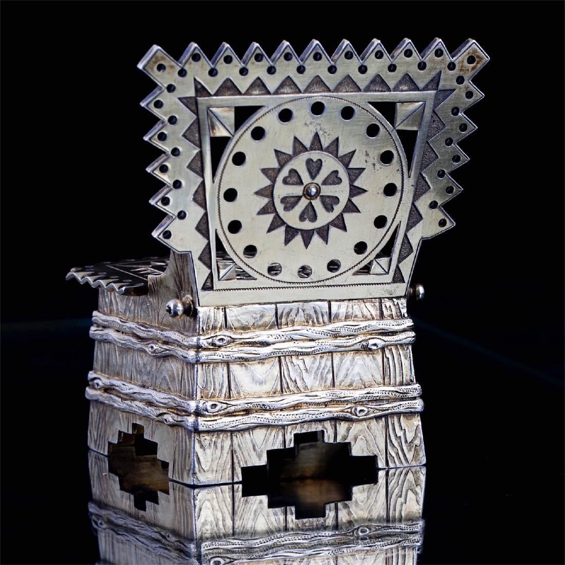 Russian imperial silver salt cellar by I.Sazikov — image 2