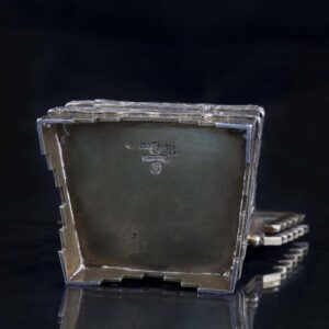 Russian imperial silver salt cellar by I.Sazikov — image 6