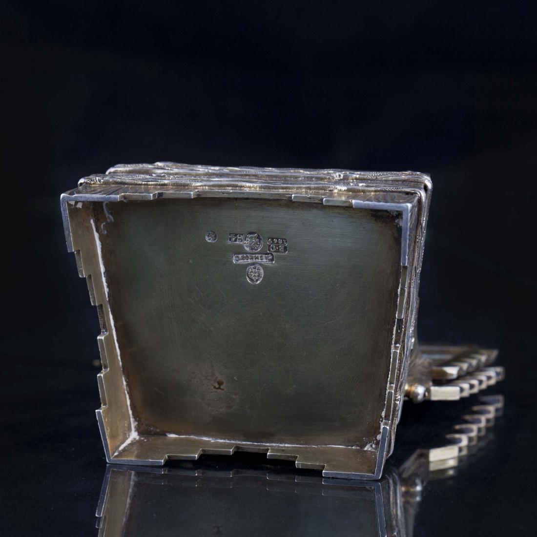 Russian imperial silver salt cellar by I.Sazikov — image 6