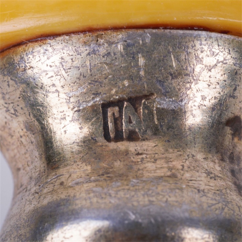 Russian silver-gilt and niello spoon with Kremlin view — image 5