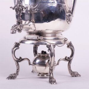 Silver tea kettle. — image 2