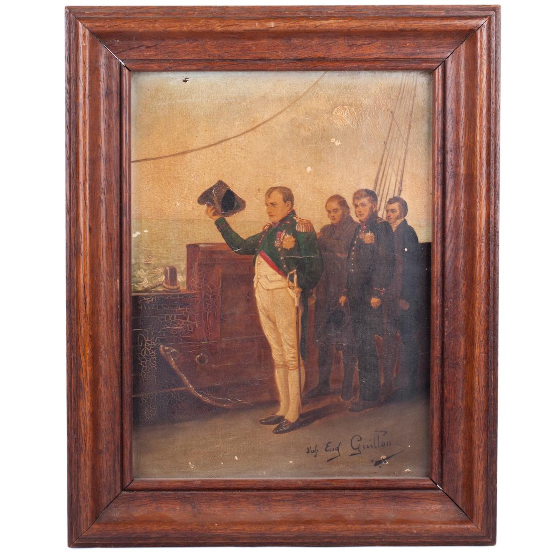 "Napoleon on board" by Guillon Adolphe IrÃ©nÃ©e — image 1
