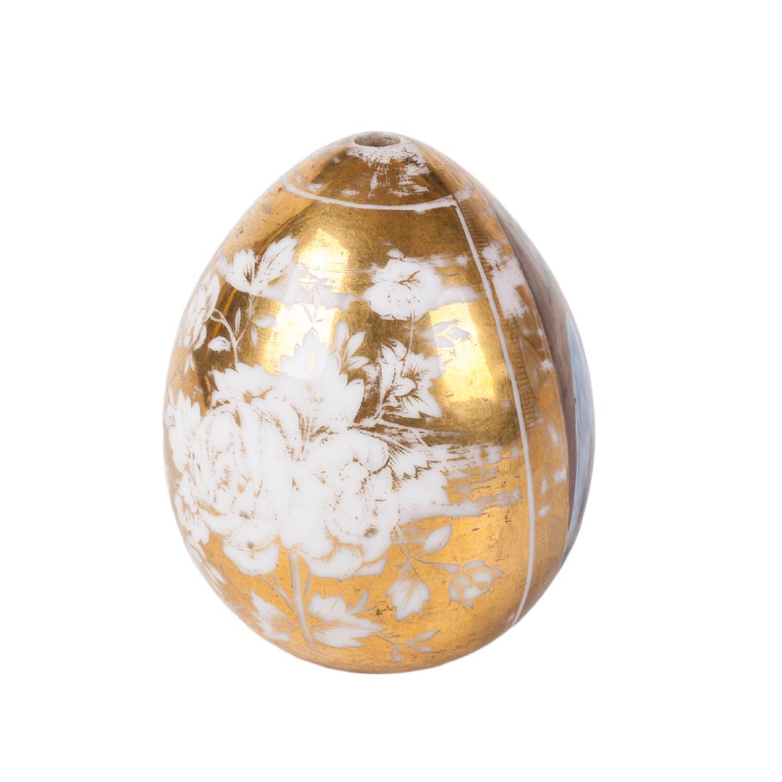 Russian porcelain easter egg with God Ascension — image 2