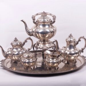 Silver serving service of 6 pieces. ROMA FORNARI. — image 1