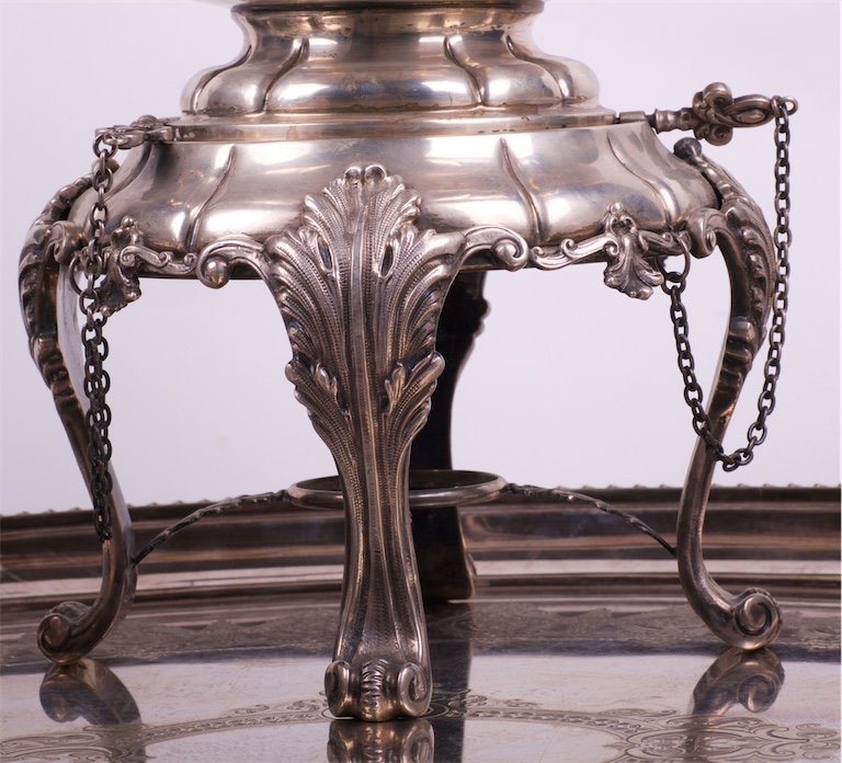 Silver serving service of 6 pieces. ROMA FORNARI. — image 3