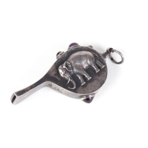 Unusual and rare whistle. Faberge, workmaster of Karl — image 1