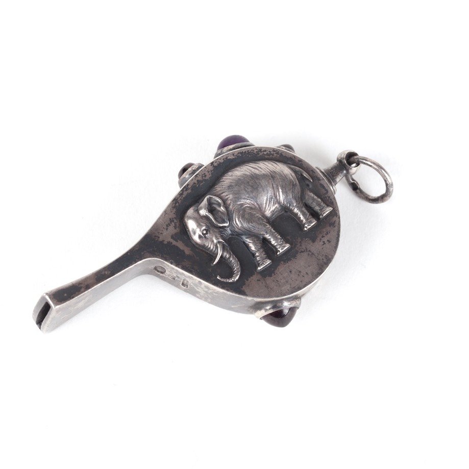 Unusual and rare whistle. Faberge, workmaster of Karl — image 1