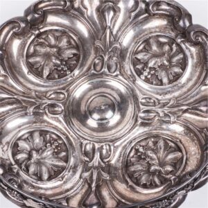 Antique Swedish silver bowl for sweets — image 2