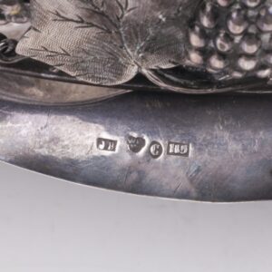 Antique Swedish silver bowl for sweets — image 3