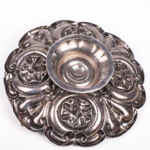 Antique Swedish silver bowl for sweets — image 4