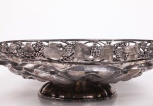 Antique Swedish silver bowl for sweets — image 5