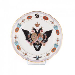 Plate with Grand Duke Paul Petrovich coat of arms and — image 1