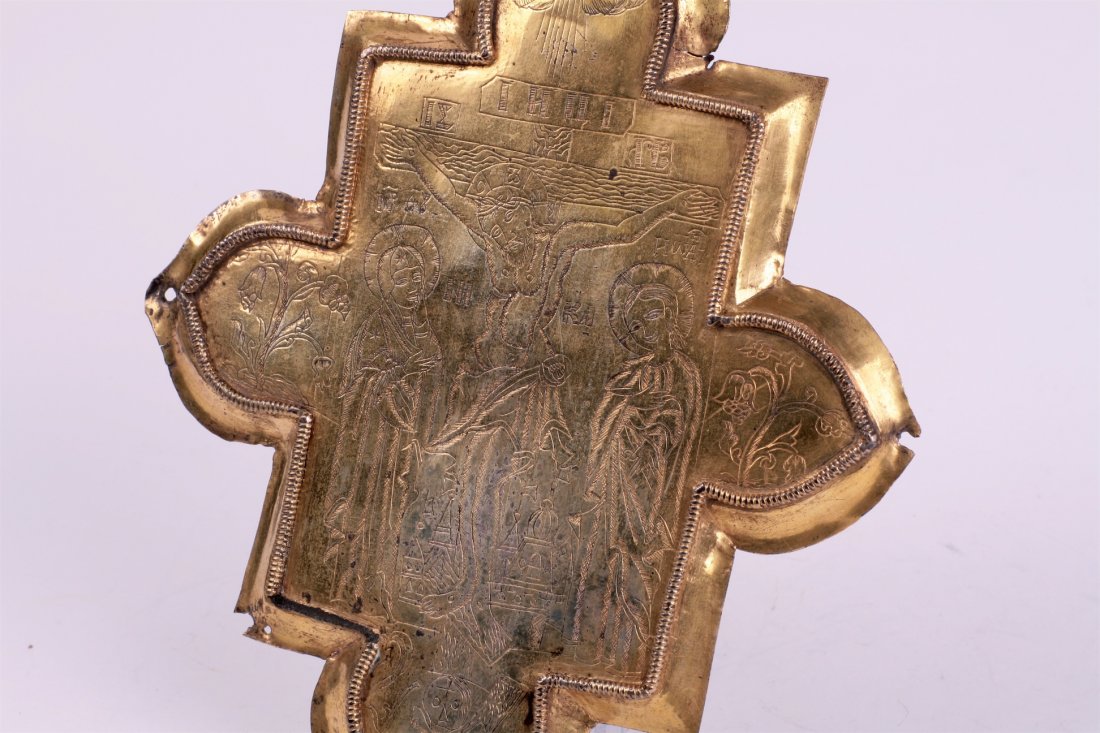Rare Russian cross. 17th century. — image 3