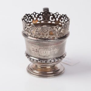 Russian silver tea glass holder. — image 2