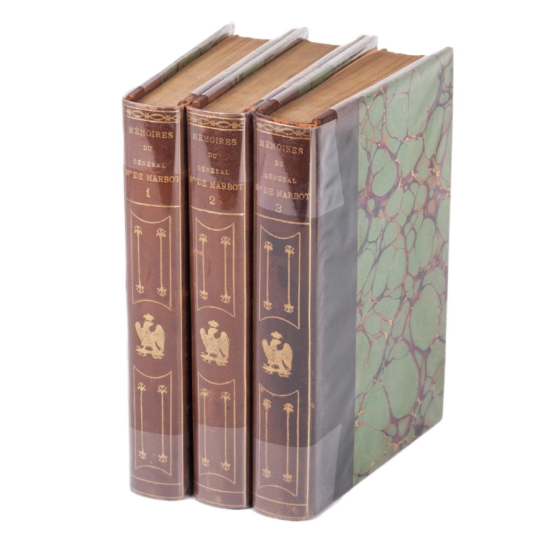 3 volumes of general De Marbot memoirs — image 1
