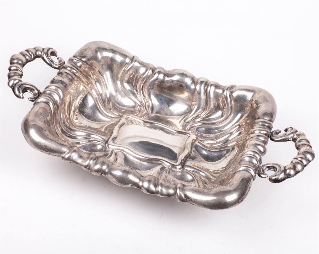 Antique Austrian silver bowl for sweets — image 2