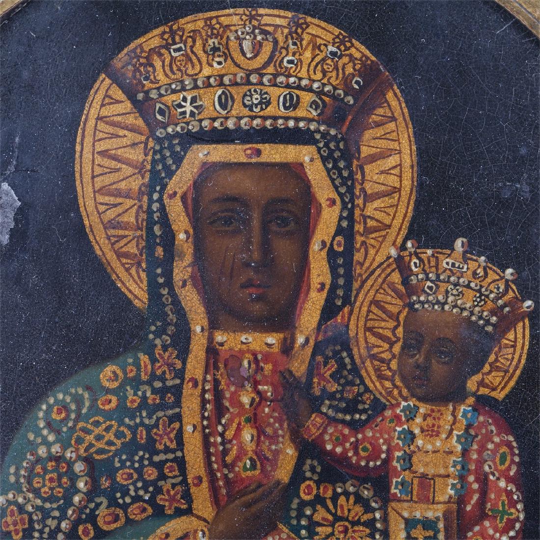 Desk triptych with Mother of God and the Child — image 2