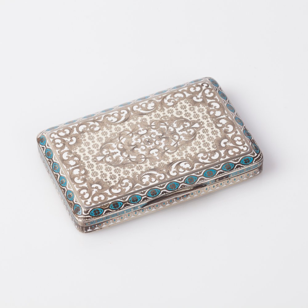 Enamel cigarette case. — image 1
