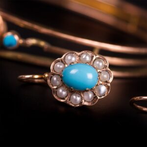 Russian imperial time gold hard hand bracelet with — image 2