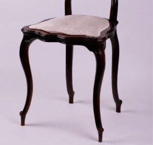 Russian stool with Gatchina Palace administration sign. — image 3