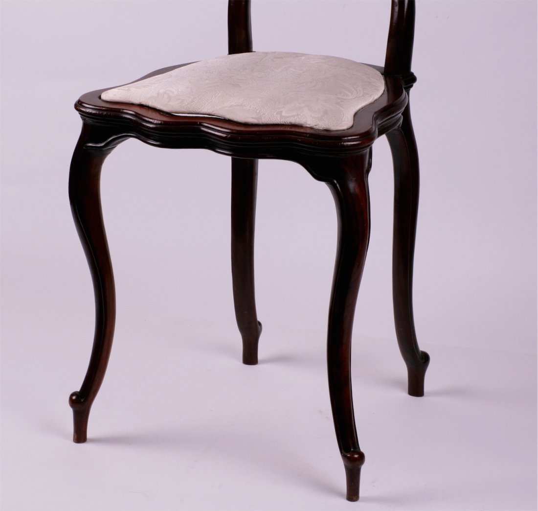 Russian stool with Gatchina Palace administration sign. — image 3