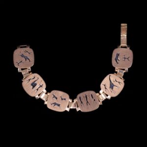 Yellow Gold 9 K South Africa Hand made bracelet — image 1
