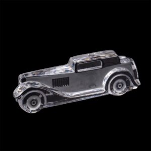Daum crystal glass car figure — image 1