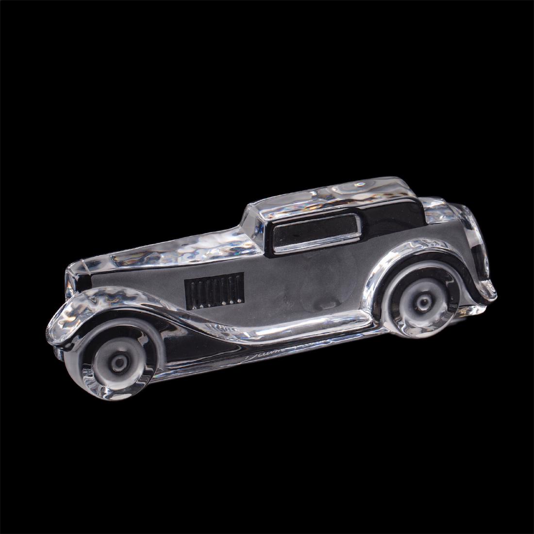 Daum crystal glass car figure — image 1