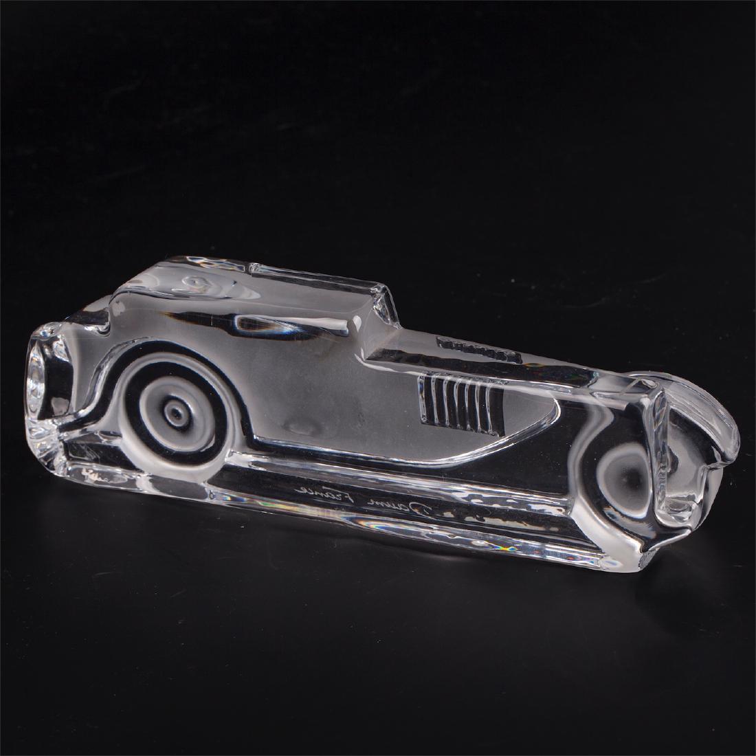 Daum crystal glass car figure — image 2