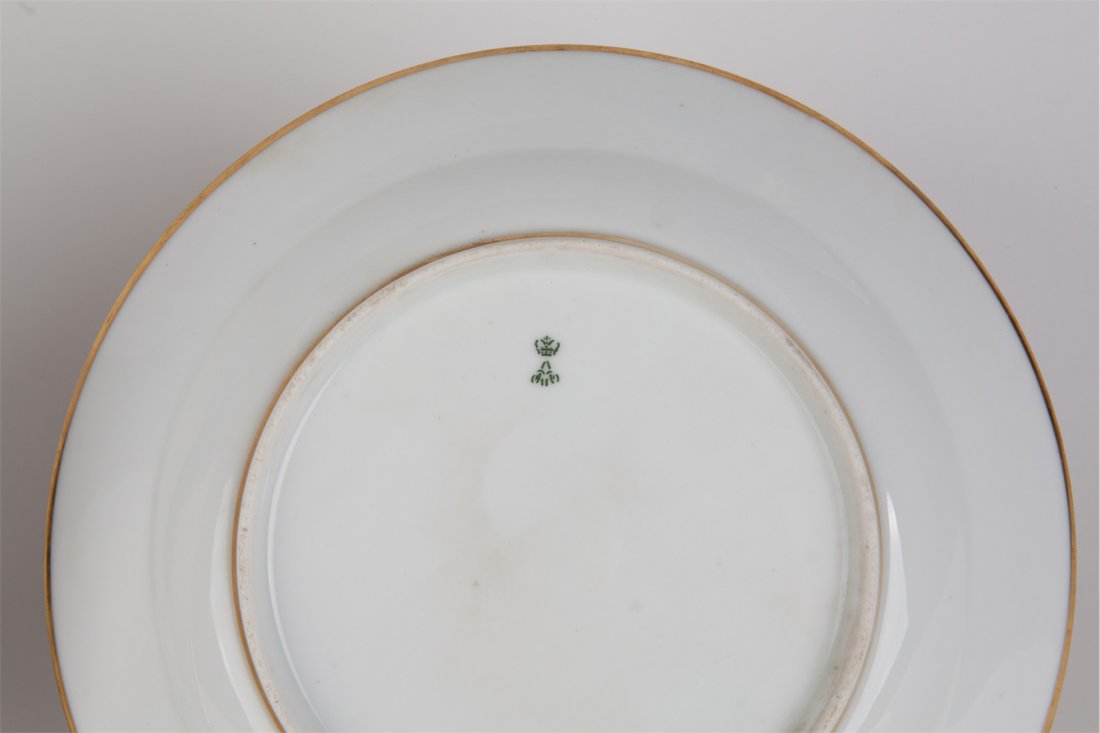 Five plates from the Guriev service. Alexander II — image 2