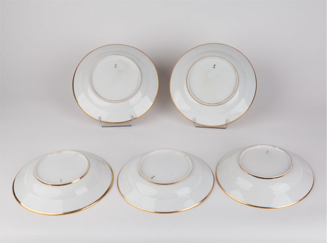 Five plates from the Guriev service. Alexander II — image 3
