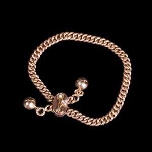 Imperial time gold hand bracelet with turquoise and — image 1