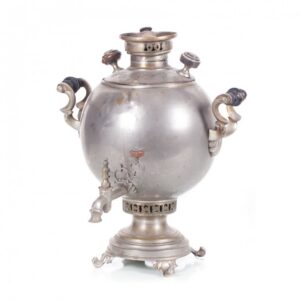 Russian samovar in the shape of sphere. — image 1