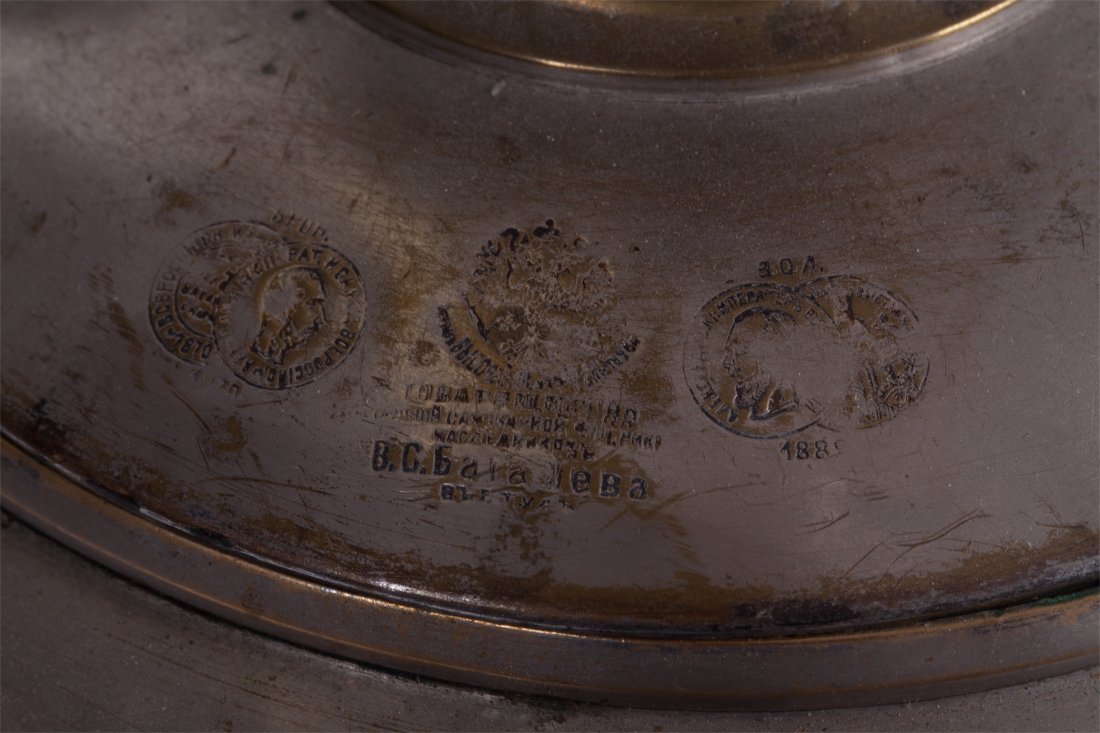 Russian samovar in the shape of sphere. — image 6