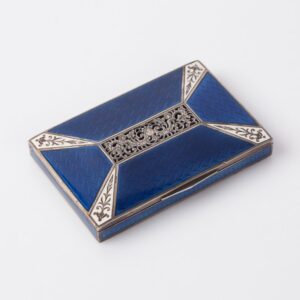 Cigarette case with enamel. — image 1