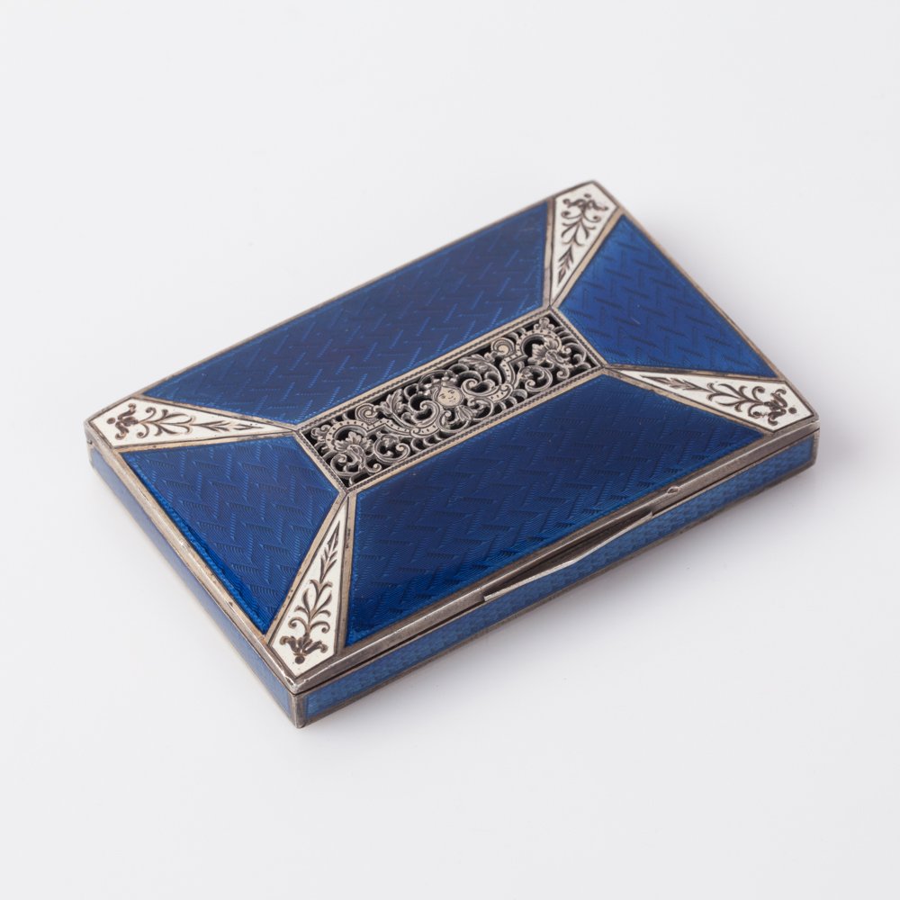 Cigarette case with enamel. — image 1